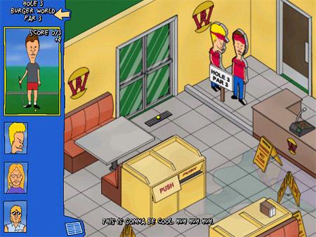  Screenshot 1 of English hard disk version of funny golf (Bunghole In One)