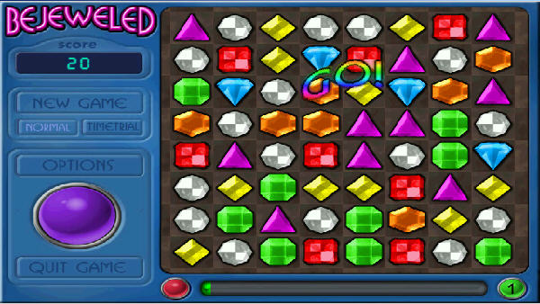 ʯ1 Ϸ(bejeweled) Ӣⰲװͼ1