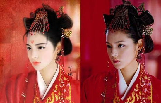 中国古装<em>美女</em>明星二次元萌化作品集完整页_乐