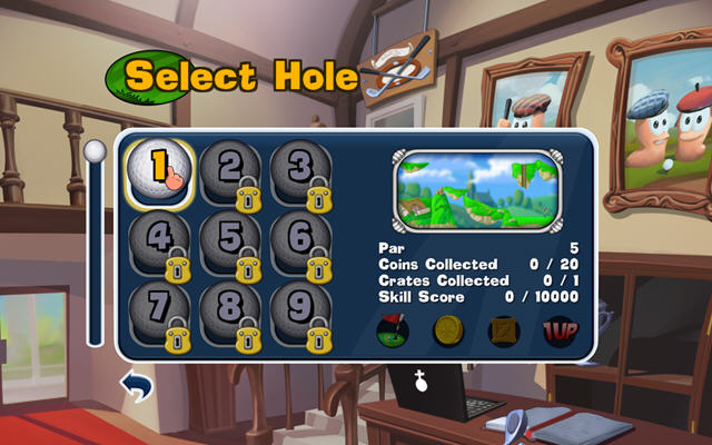 百战天虫:疯狂高尔夫(Worms Crazy Golf)完整硬盘版截图2