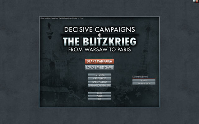 ս:ӻɳս(Decisive Campaigns: The Blitzkrieg from Warsaw to Paris)Ӳ̰ͼ1