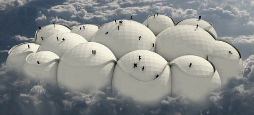 国外建筑师打造真实版筋斗云 云旅行概念设想