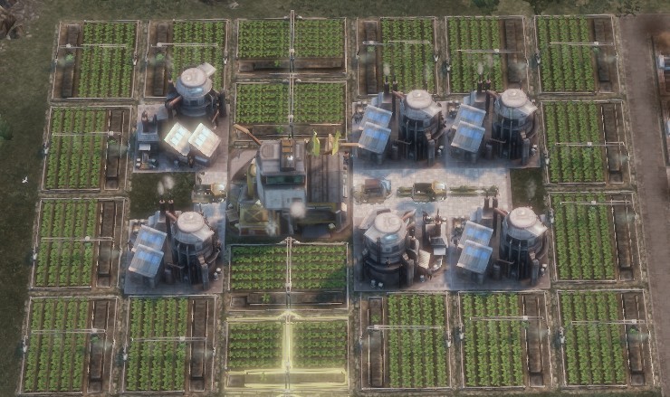 纪元2070建筑摆放及布局