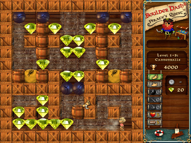 ܵѰ֮ж(Boulder Dash: Pirates Quest)ɫӲ̰ͼ1