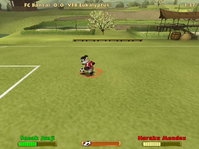 疯狂熊猫足球英文版下载|有趣的动物足球游戏