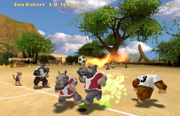 疯狂熊猫足球英文版下载|有趣的动物足球游戏