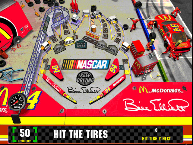 녽zD(3D Ultra NASCAR Pinball)؈D3