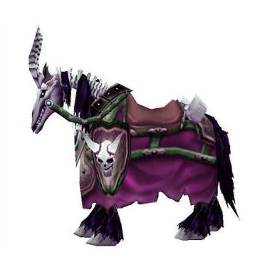 魔兽世界坐骑收集手册紫色骷髅战马