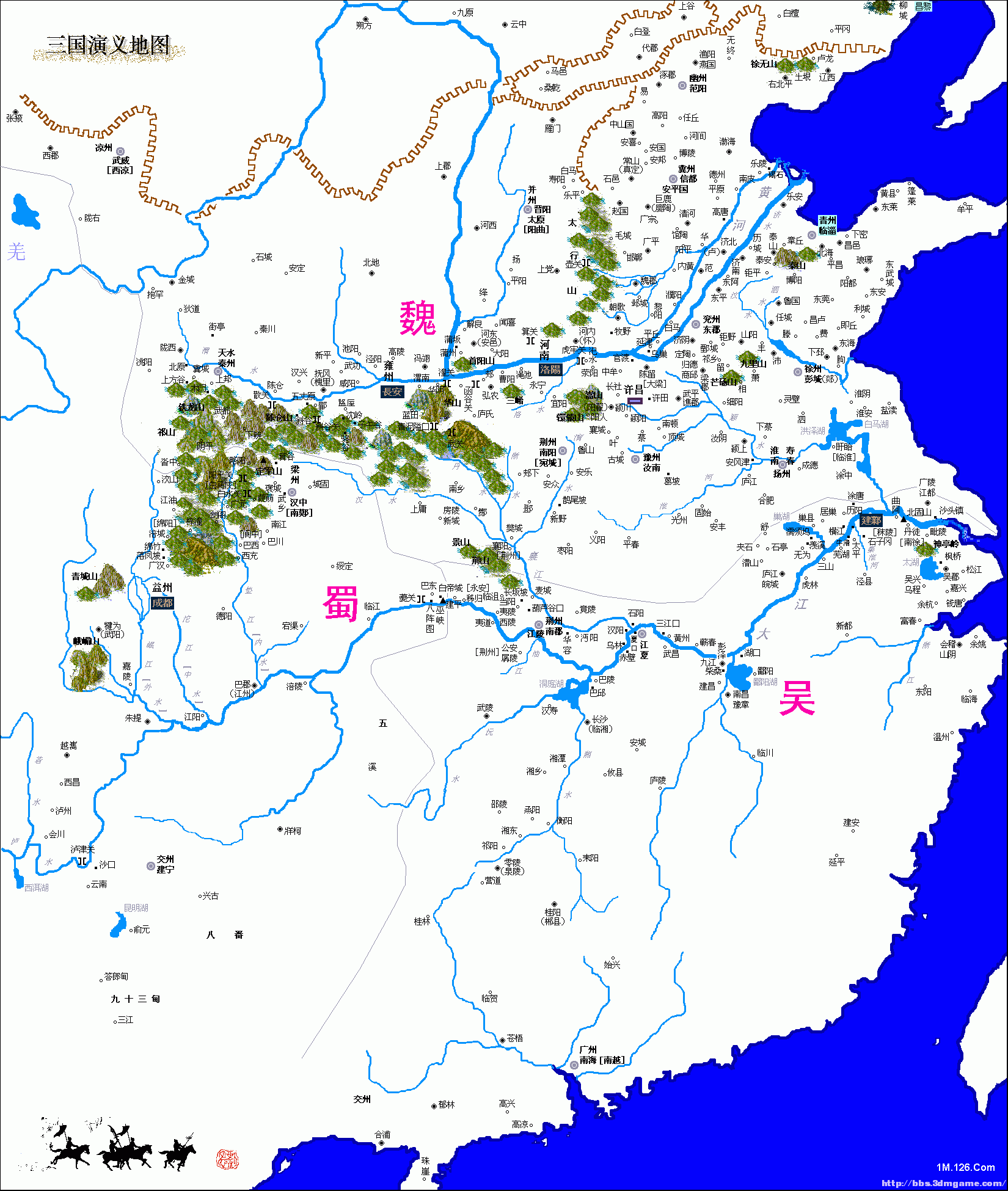 古代三国地图_乐游网