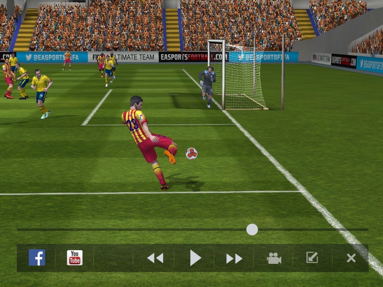 《FIFA14》进球截图_乐游网