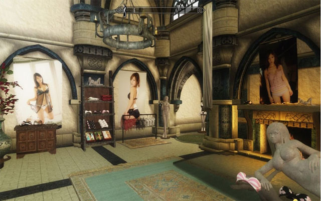 《上古卷轴5》性感内衣店MOD