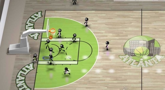  Screenshot 1 of Stickman Basketball v1.2 (unlock all levels)