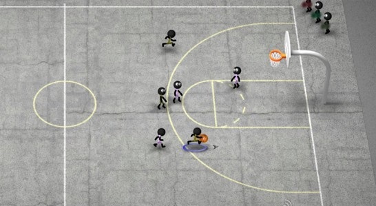  Screenshot 3 of Stickman Basketball v1.2 (full level unlocking)