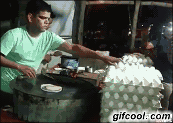 搞笑gif动图(11月18日) 美女兜嘴萌萌哒 水上行走技能真人版