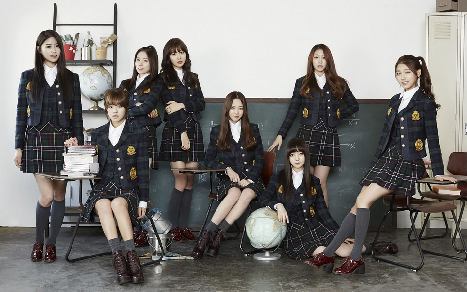 韩国美女天团 靓丽美少女组合个个颜值高