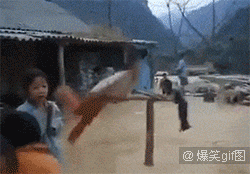 搞笑gif动图(4月23日) 妹子梦中不忘锻炼舌头 驴车也能漂移