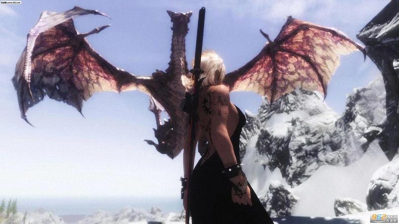 上古卷轴5恶魔mod恶魔少女小黑