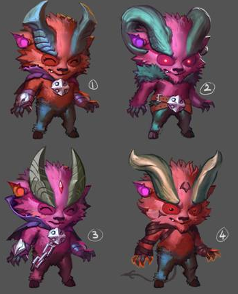 lol炼狱小恶魔提莫系列全特效皮肤挂载