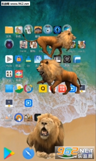 Lion On Screen(ֻĻʨ3d)v1.2ͼ0