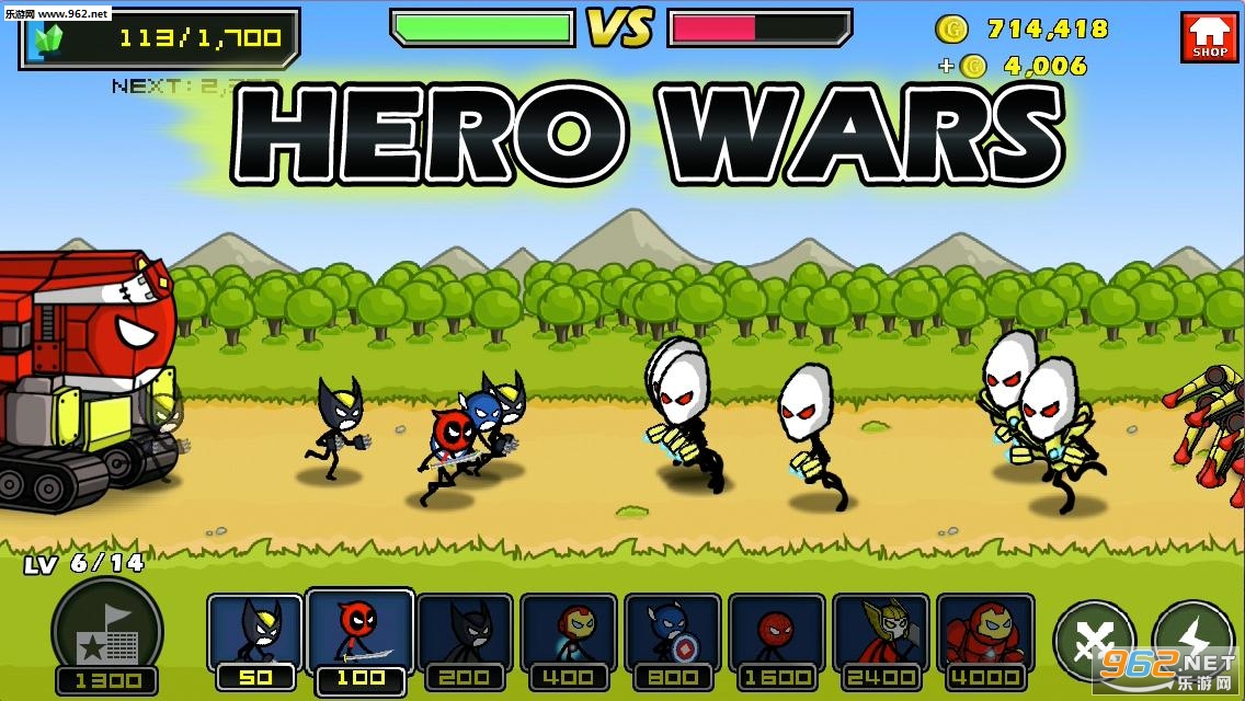 HERO WARS: Super Stickman(Ӣս˷׿)v1.0.1ͼ2