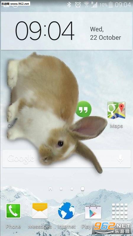 Bunny In Phone Cute joke(ֻɰЦ׿)v1.1ͼ0
