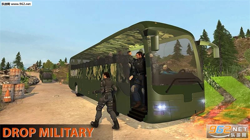 Real Offroad US Military Coach Transporter sim(挍ԽҰ܇ģM׿)v1.0.1؈D0