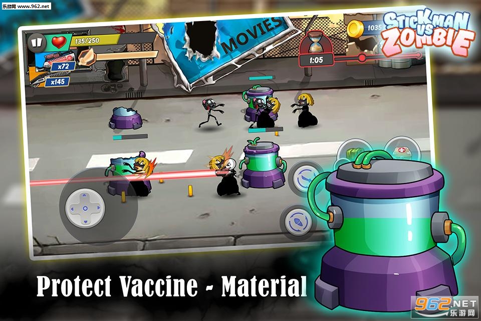 火柴人勇士大战僵尸破解版