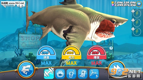 饥饿鲨世界2.2.0中文版|饥饿鲨世界2.2.0破解版