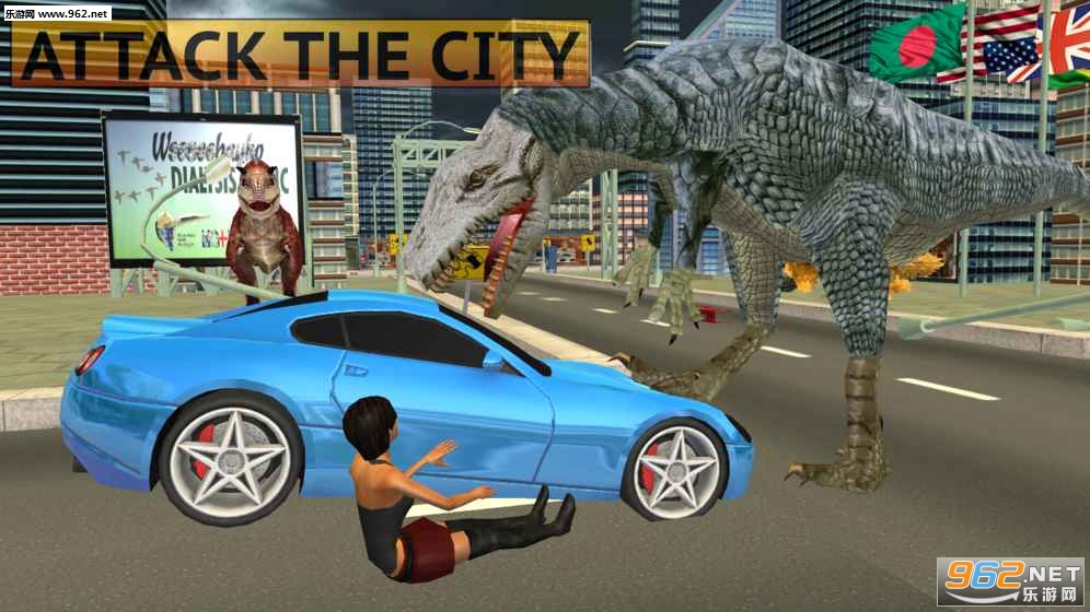 Wild Dinosaur Simulator City Attack(Ұģй׿)ͼ1