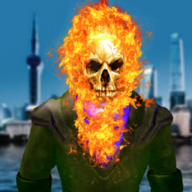 Ghost Fire Skull Superhero - Blaze Battle(ð׿)