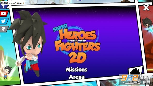 Super Heroes Fighters 2D(Ӣ۶Ծ׿)v1.0ͼ1