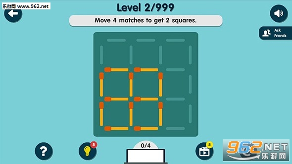 Matchstick Puzzle 2018(i2018oʾ)v1.1(Matchstick Puzzle 2018)؈D2