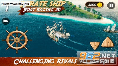 ͧ3D׿v3.0(Pirate Ship Boat Racing 3D)ͼ0