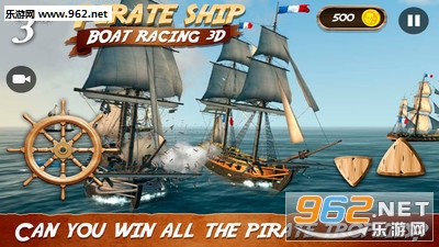 ͧ3D׿v3.0(Pirate Ship Boat Racing 3D)ͼ1