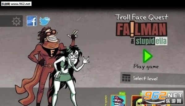Troll Quest Failman and Stupidella(ڶͿӵ˰׿)v0.9.2(Troll Quest Failman and Stupidella)ͼ0