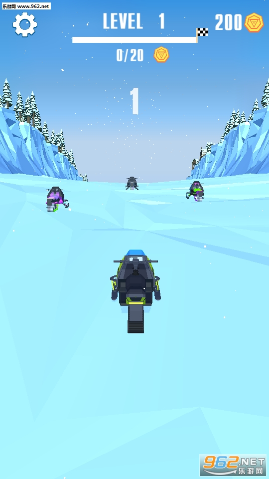 Flippy Snowmobile Race(ѩĦб׿)v1.0ͼ1