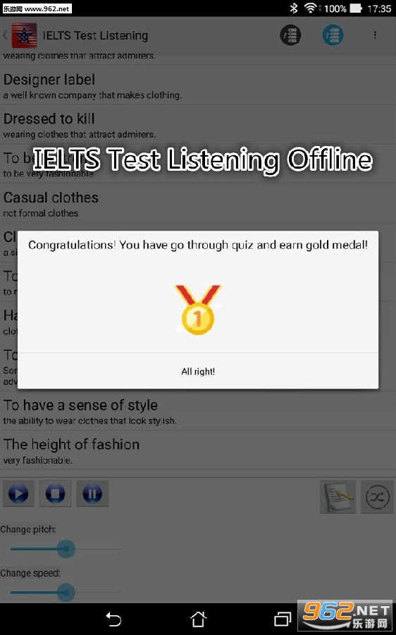 IELTS Test Listening Offline app