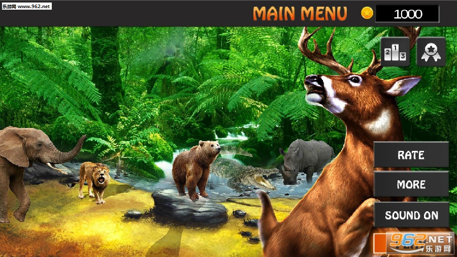 Hunting Jungle Wild Animals FPS Shooting Games׿
