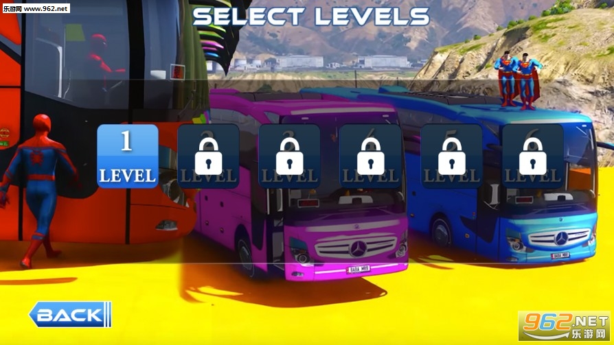 Superheroes Bus Stunts Racing׿v1.1ͼ1