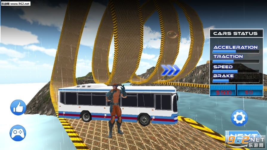 Superheroes Bus Stunts Racing׿v1.1ͼ2