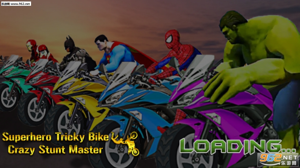 Ӣؼƻг׿v1.1(SuperHero Tricky Bike Crazy Stunt Rider Free)ͼ3