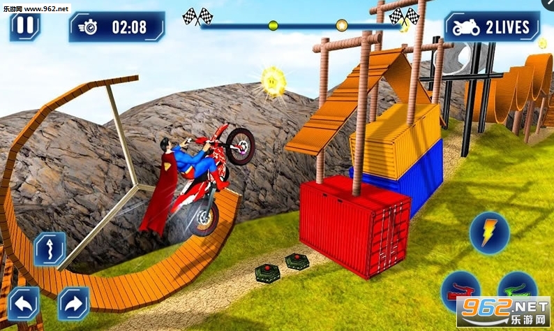 Superhero Bike Stunt Tricks Master(ӢӼݳ׿)v1.1(Superhero Bike Stunt Tricks Master)ͼ0