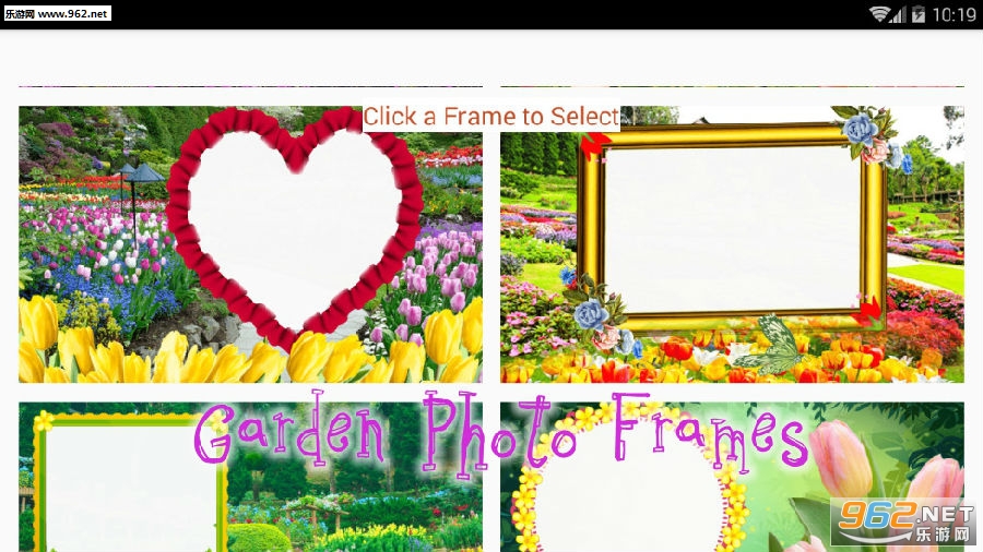 Garden Photo Frames app