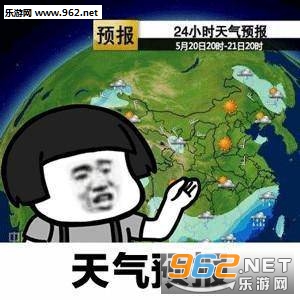 天气预报今夜到明天上午有点想你gif表情包