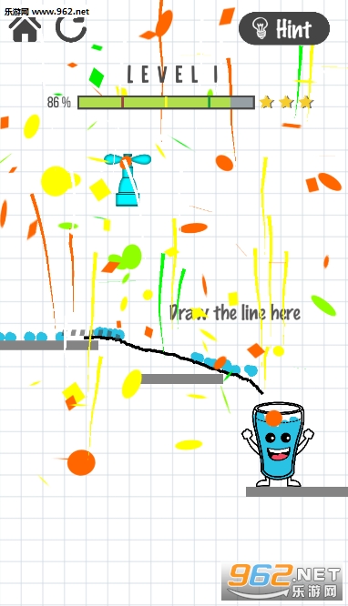 Happy Glass(M옷׿)v0.1(Fill Happy Glass Draw lines)؈D3