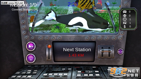 Underwater Train Simulator(ˮ»ģ׿)v1.0(Underwater Train Simulator)ͼ1