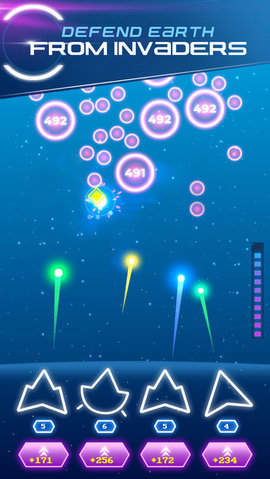 Non-Stop Space Defense(ϵ̫շ׿)(Non Stop Space Defense)v1.1.0ͼ1