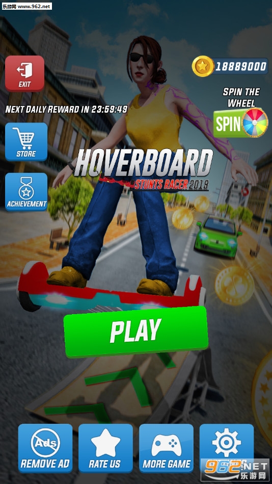 Hoverboard Stunts Racer 2019(ؼ2019Ϸ)v1.0ͼ0