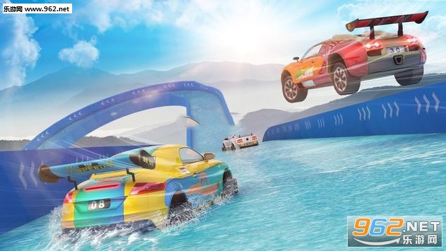 Water Slide Car Stunts Racer(ˮؼ׿)v1.0ͼ2