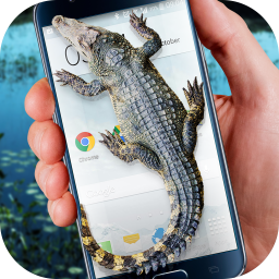 Crocodile in Phone Big Joke(Ļapp)